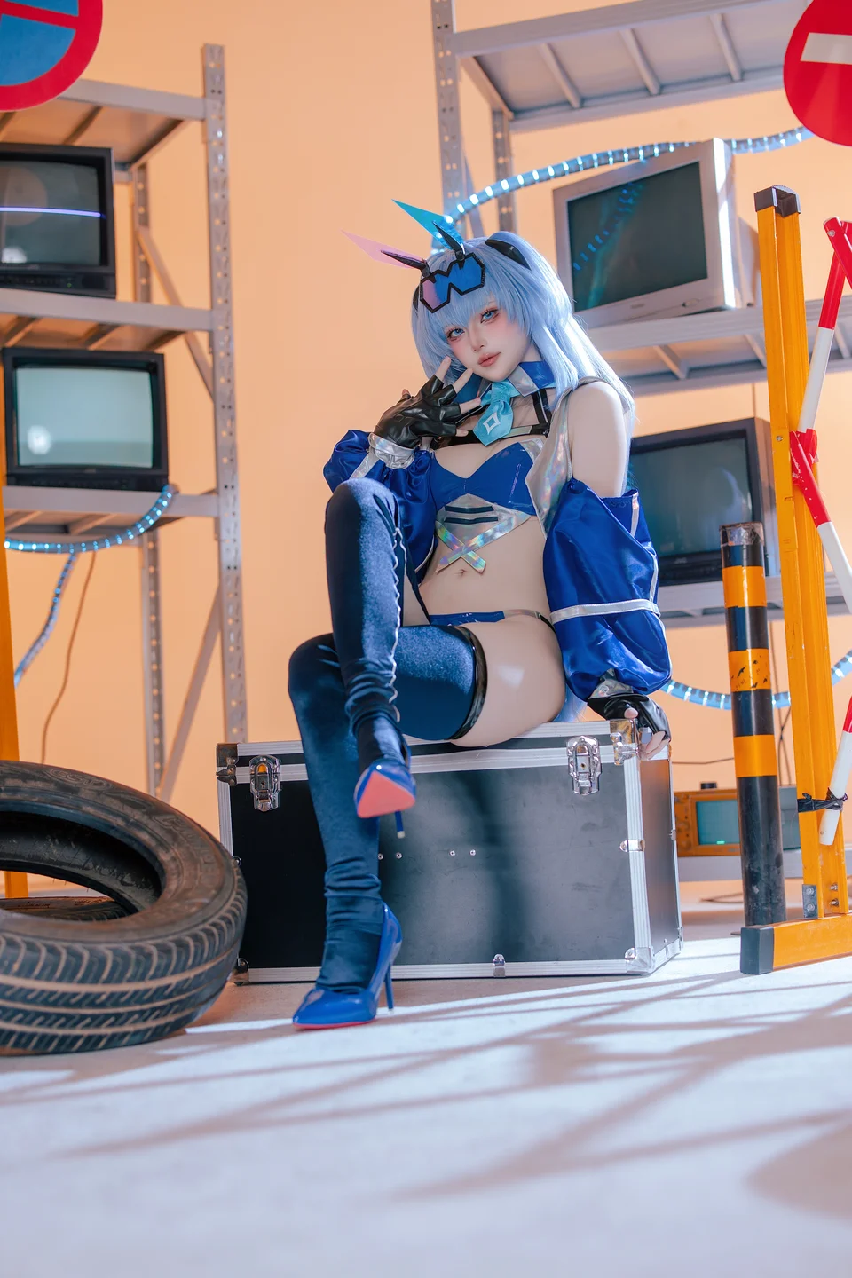 屿鱼 - No.082 碧蓝航线 花园赛车服 [82P-792MB] tg@simisebaisi 【丝足阁】001.webp